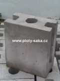 Podhrabová patka - betonová - průběžná 300 mm