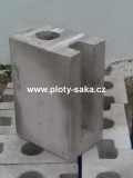 Podhrabová patka - betonová - koncová 200 mm