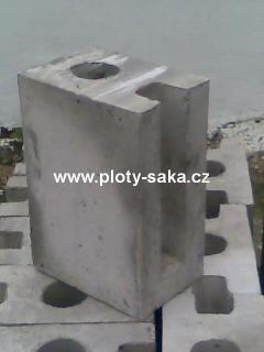 Podhrabová patka - betonová - koncová 250 mm