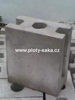 Podhrabová patka - betonová - průběžná 250 mm