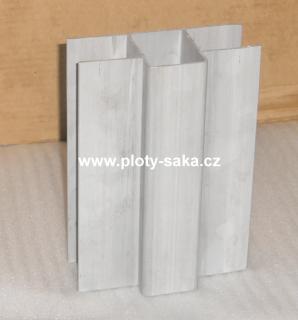 Průběžný držák podhrabové desky, průměr 38 až 50 PVC 200x40 mm